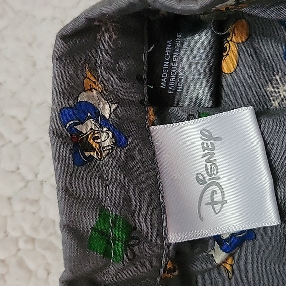 Disney Mickey and Friends Christmas button down 12m - Picture 3 of 5